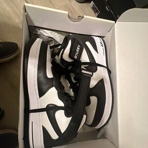 Nike Air Force 1 07 Mid SP Stussy Black White DJ7840-002 Mens 8